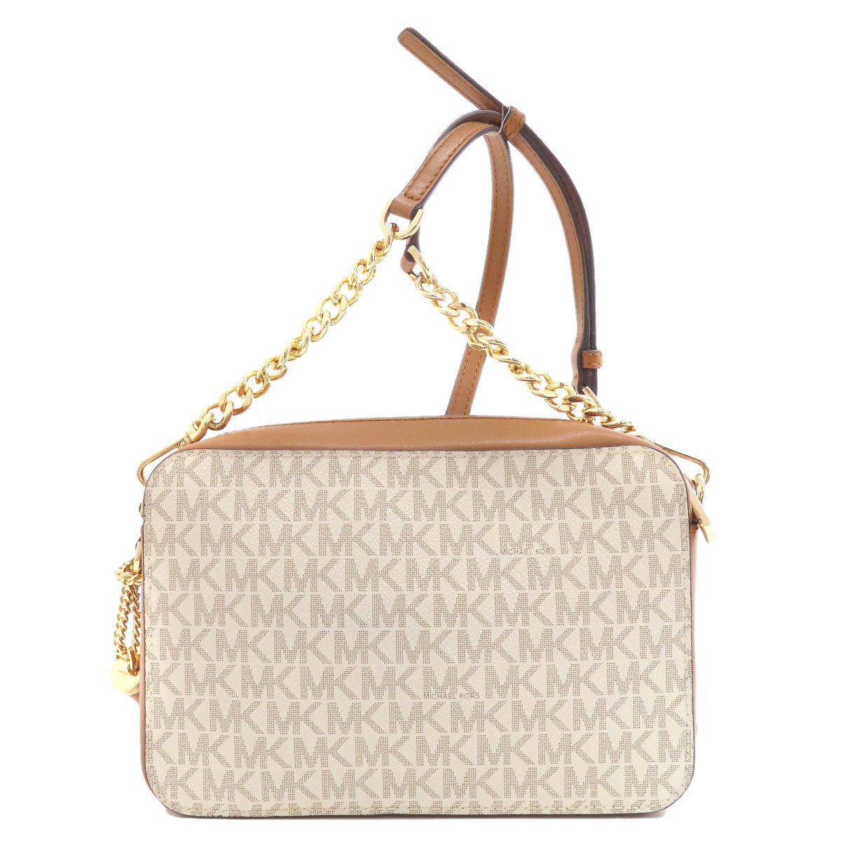 Michael Kors MK signature Shoulder Bag PVC Ladies [Used]