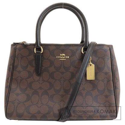 COACH  F67026 Handbag Signature 2WAY PVC Ladies