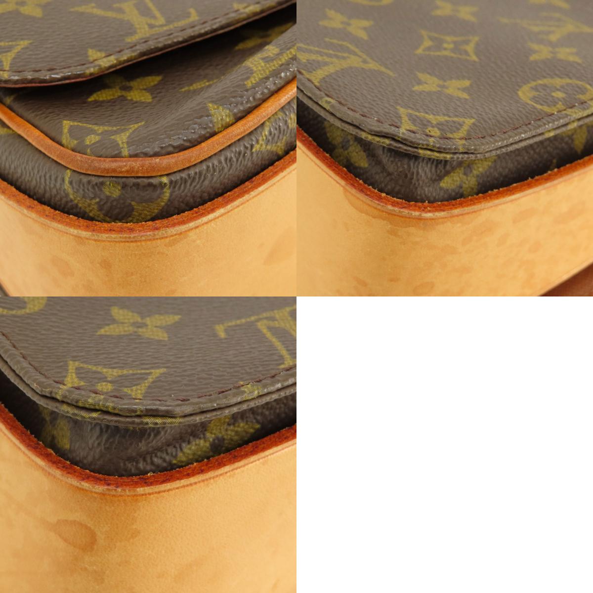 LOUIS VUITTON M51252 Cartouchiere Monogram Shoulder Bag Monogram canvas Ladies [Used]