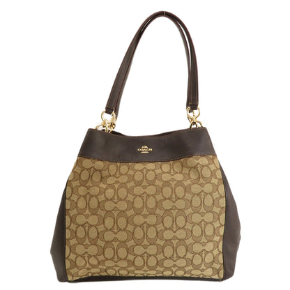 COACH  F57612 Tote Bag Signature Canvas LeatherLadies