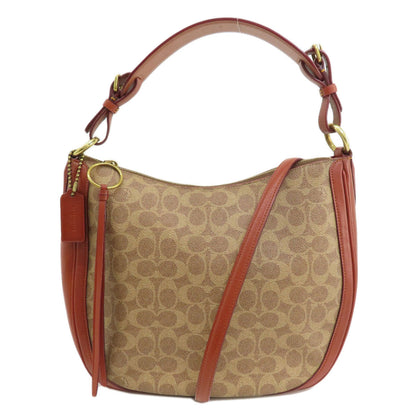 COACH  38580 Handbag Sutton Hobo Signature 2WAY PVC Ladies