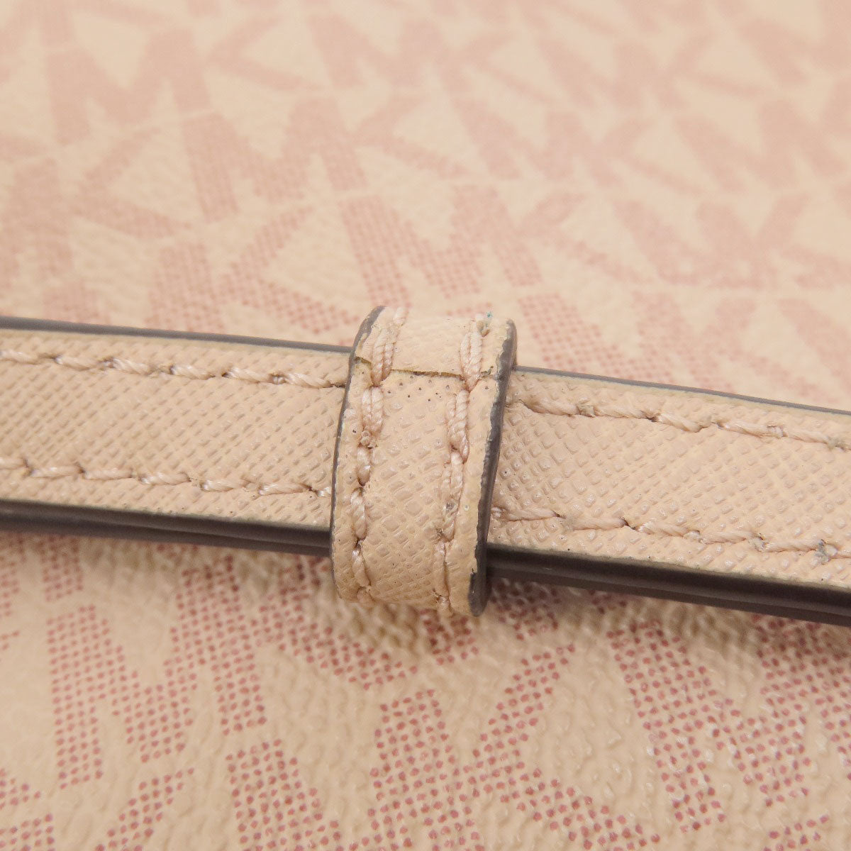 Michael Kors MK signature Shoulder Bag Leather Coated CanvasLadies [Used]