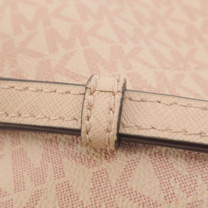 Michael Kors MK signature Shoulder Bag Leather Coated CanvasLadies [Used]