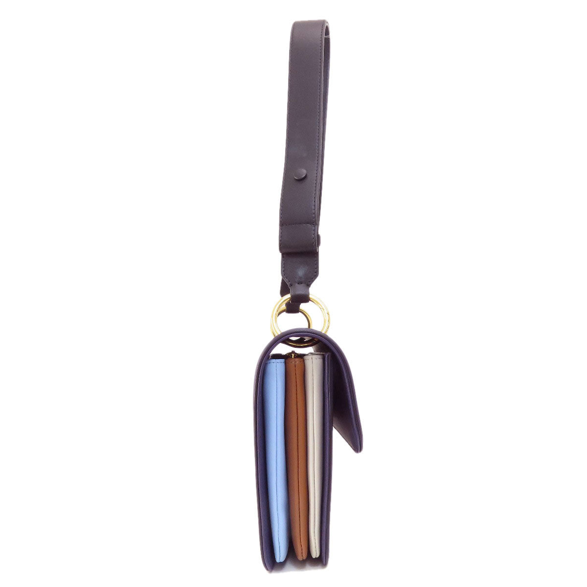 MARNI logo Shoulder Bag Leather Ladies [Used]