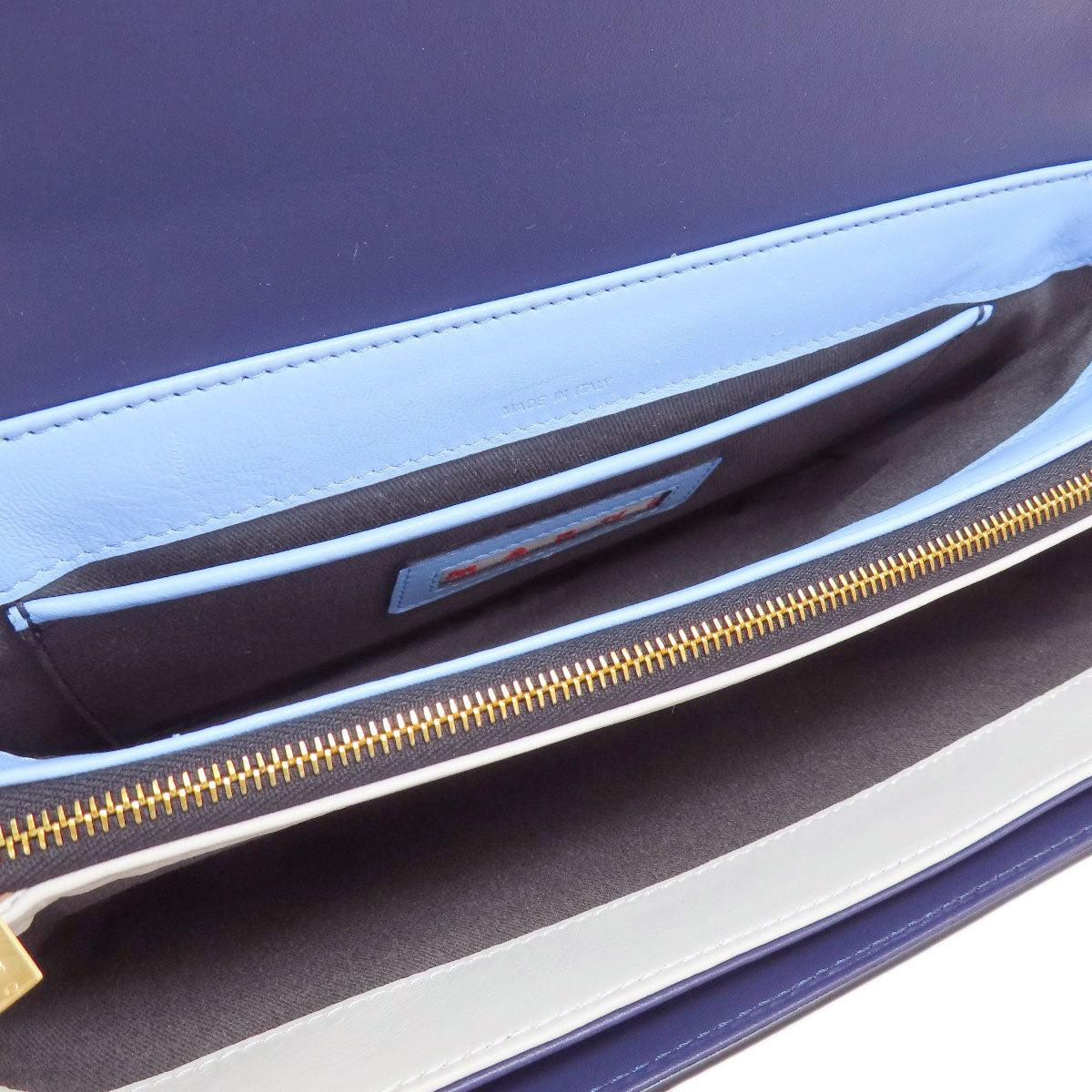 MARNI logo Shoulder Bag Leather Ladies [Used]