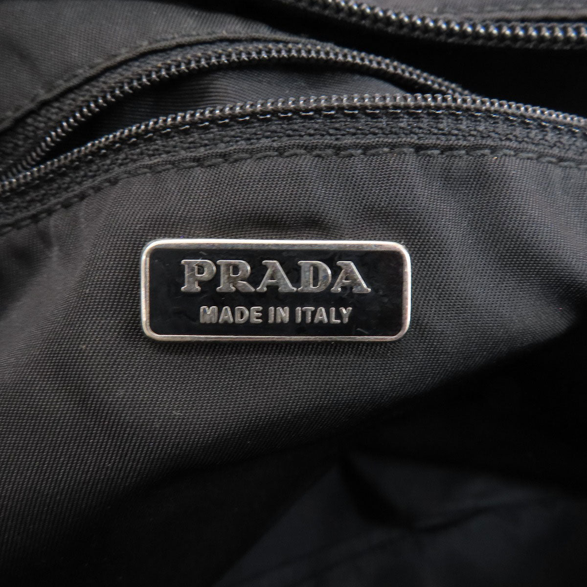 PRADA  BN1134 Tote Bag Logo Evening Bear Nylon Ladies