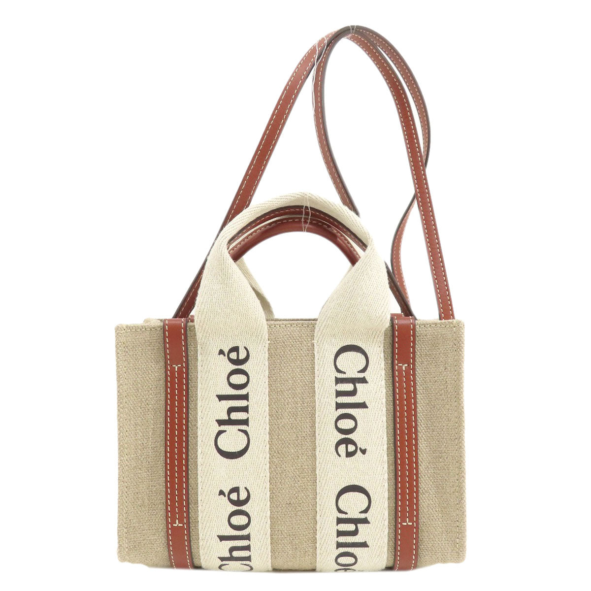 CHLOE   Shoulder Bag Woody Mini 2WAY Canvas Ladies