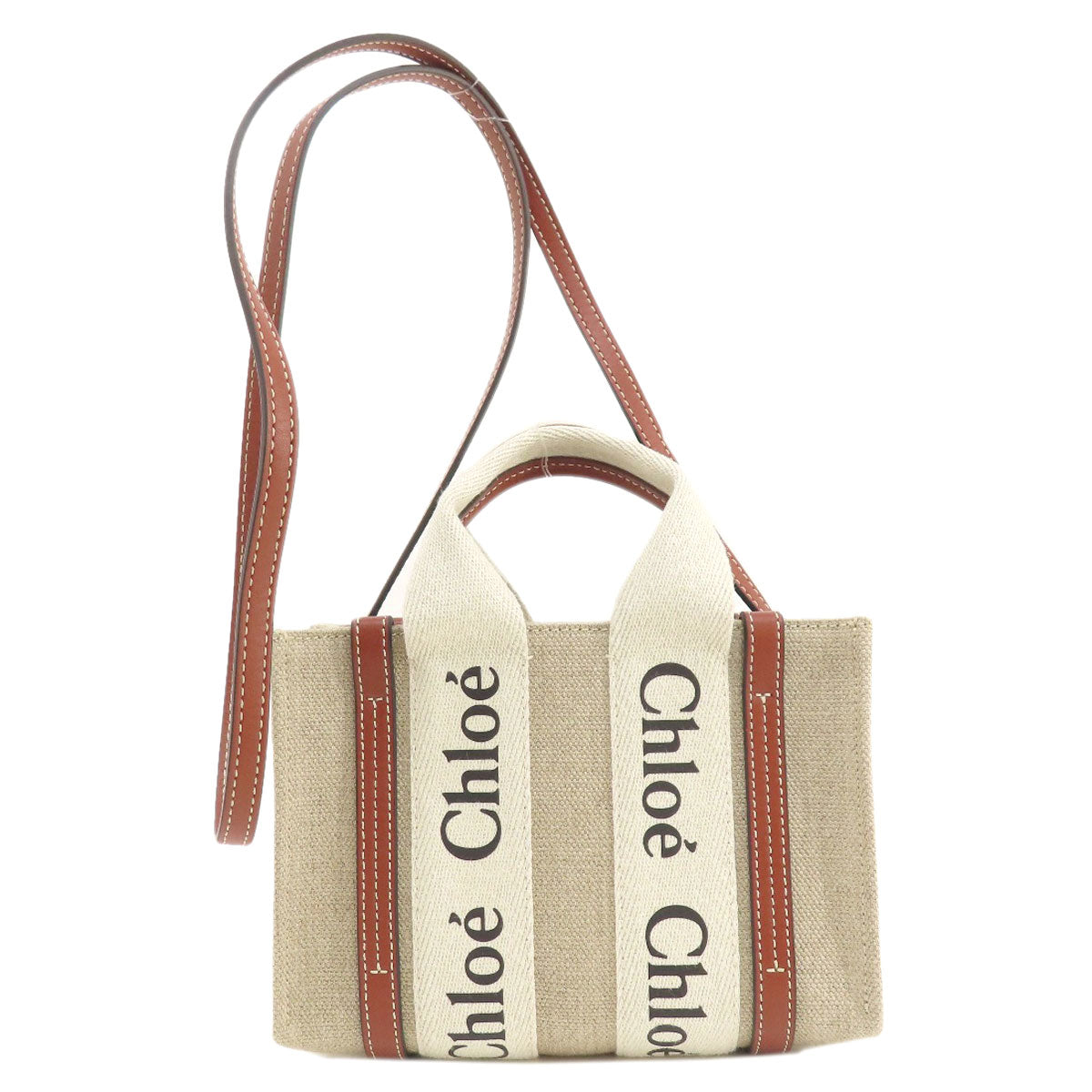 CHLOE   Shoulder Bag Woody Mini 2WAY Canvas Ladies