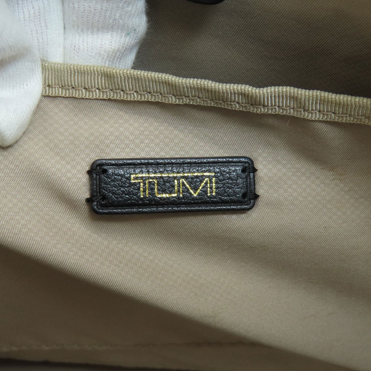 TUMI   Tote Bag logo Leather Ladies