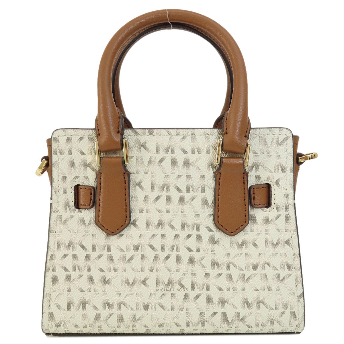 Michael Kors MK Signature 2WAY Handbag Leather Coated CanvasLadies [Used]