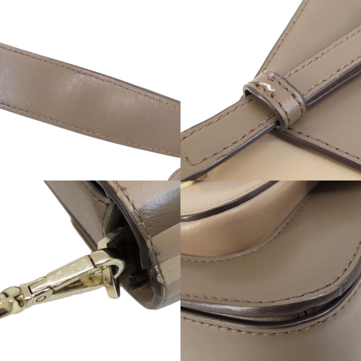 Michael Kors logo Shoulder Bag Leather Ladies [Used]