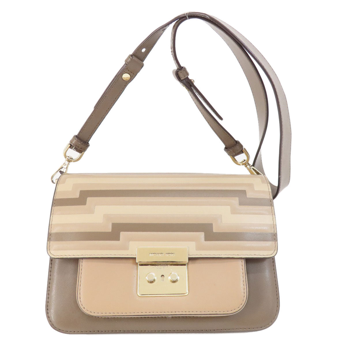 Michael Kors logo Shoulder Bag Leather Ladies [Used]