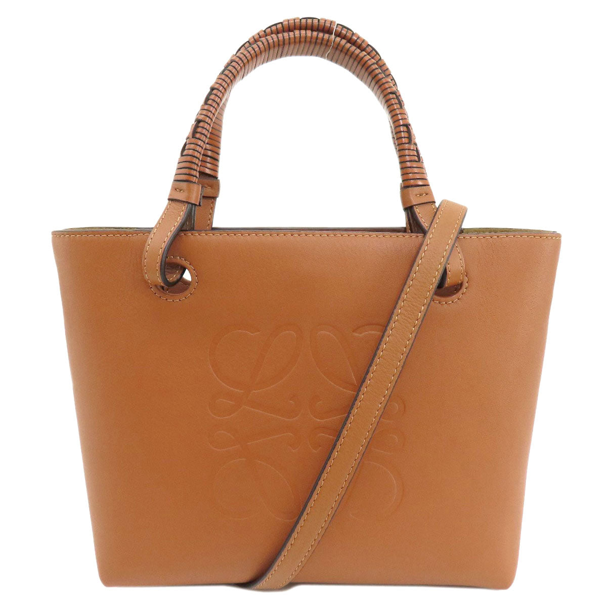 LOEWE anagram Tote Bag Calf Ladies [Used]