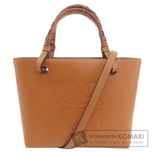 LOEWE anagram Tote Bag Calf Ladies [Used]