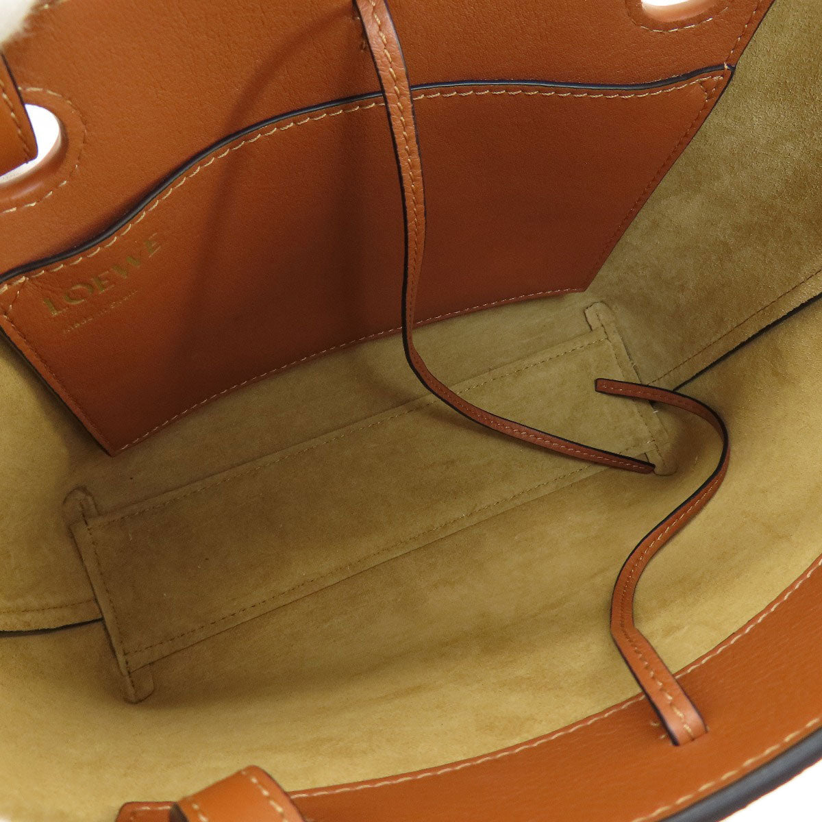 LOEWE anagram Tote Bag Calf Ladies [Used]