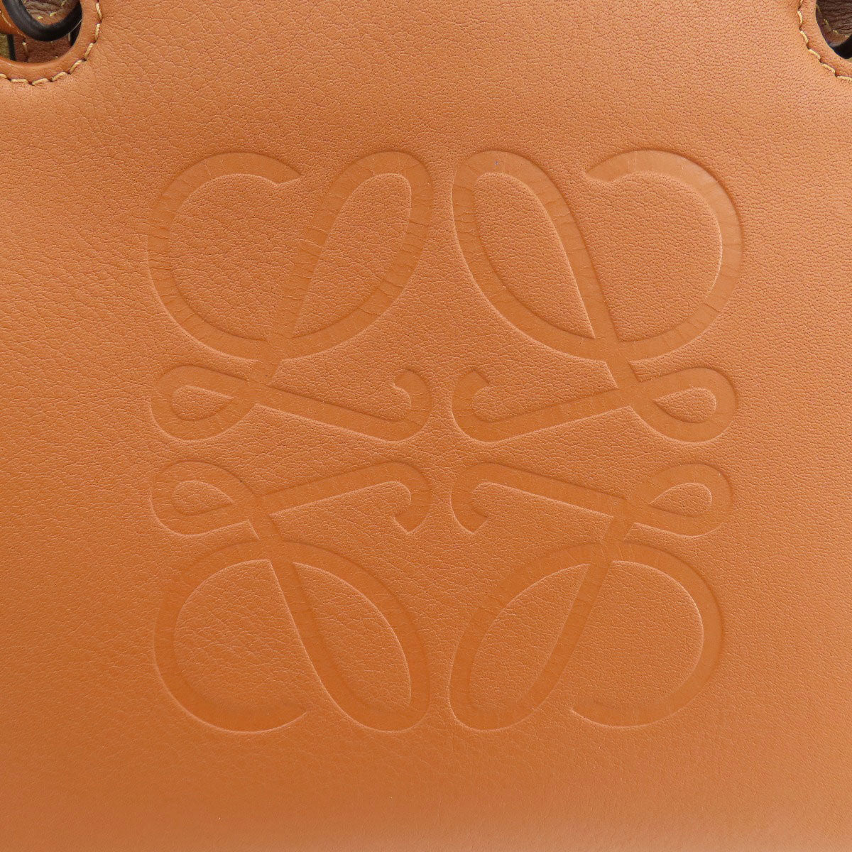 LOEWE anagram Tote Bag Calf Ladies [Used]