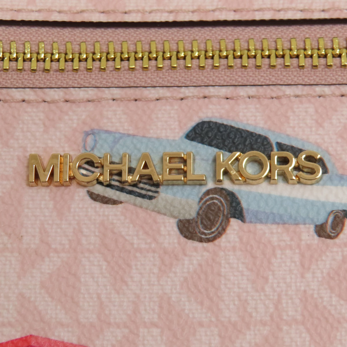 Michael Kors   Shoulder Bag MK Signature Resort Motif Leather Coated CanvasLadies