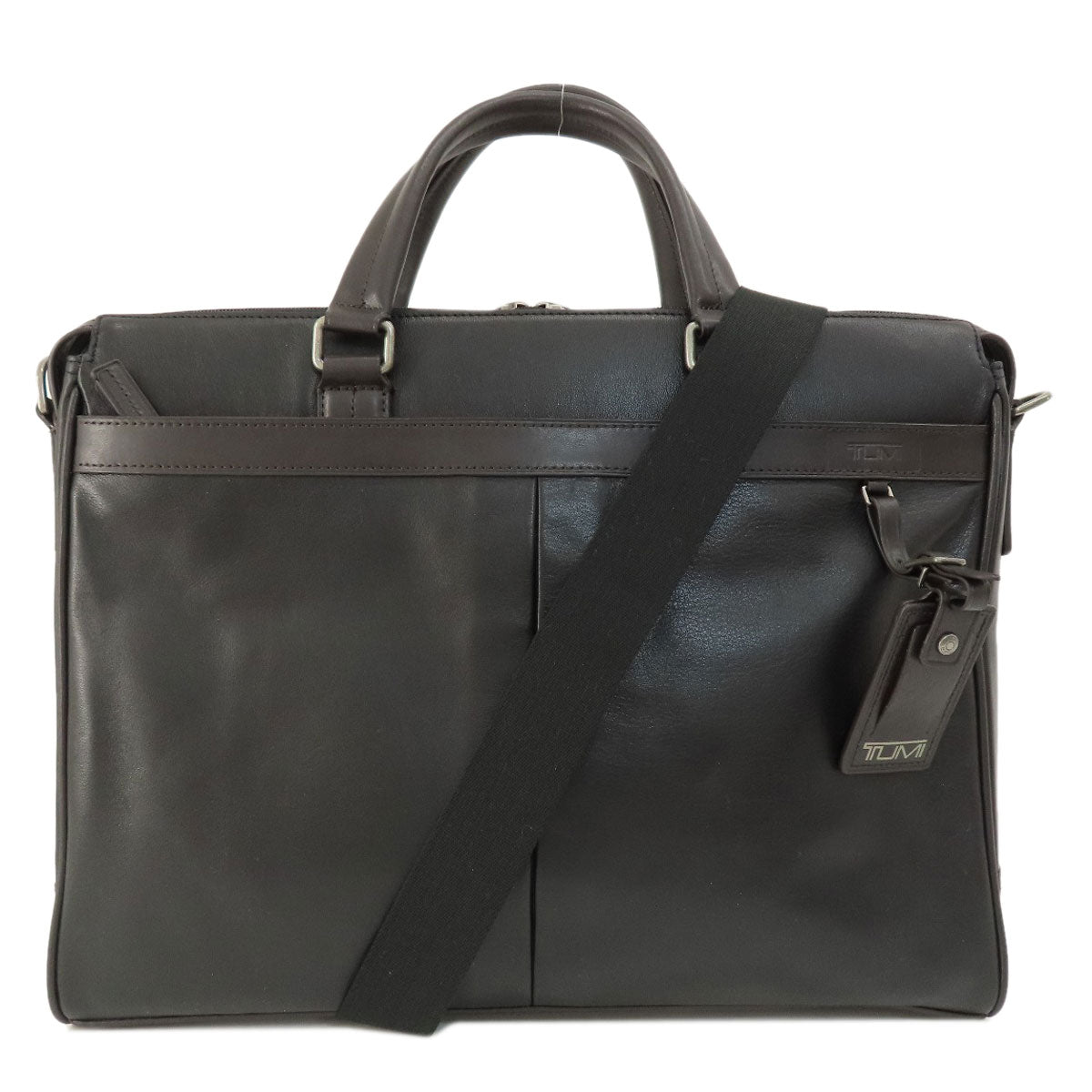 TUMI   Business bag logo Leather mens