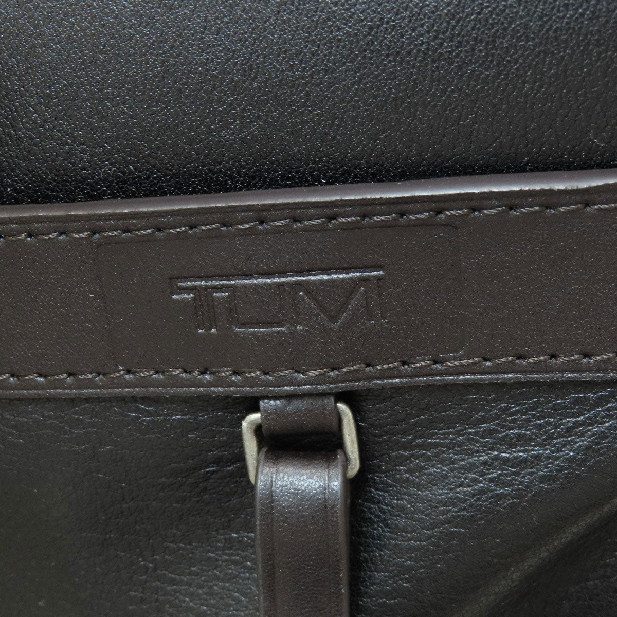 TUMI   Business bag logo Leather mens