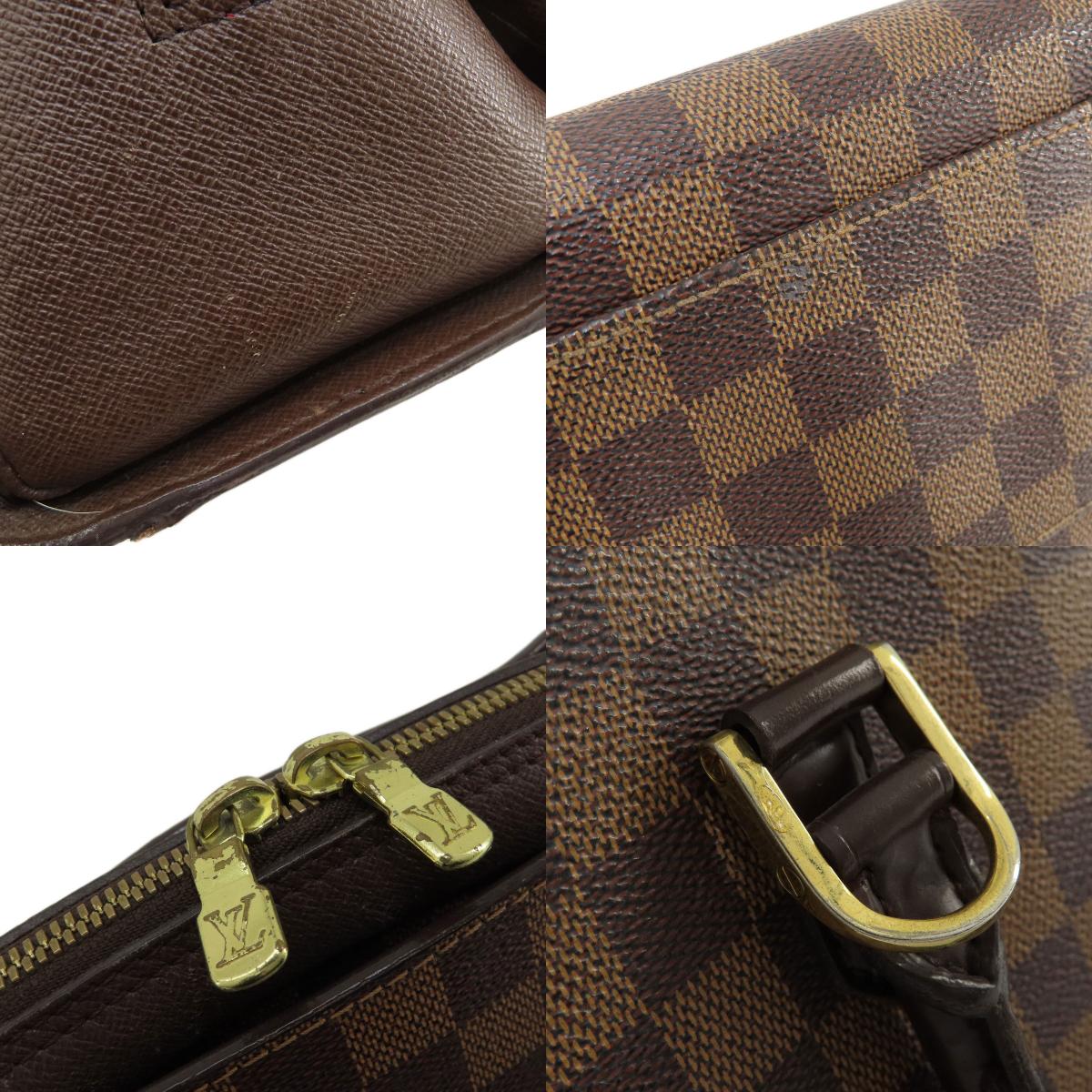 LOUIS VUITTON N51155 Triana Damier Ebene Handbag Damier canvas Ladies [Used]