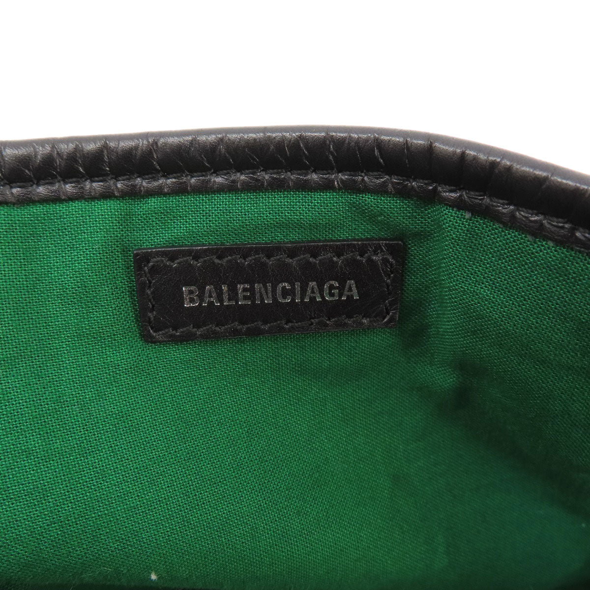 BALENCIAGA  339933 Tote Bag NAVY CABAS Checkpattern wool Ladies