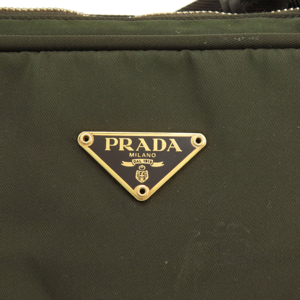 PRADA   Handbag Logo Hardware Nylon Ladies