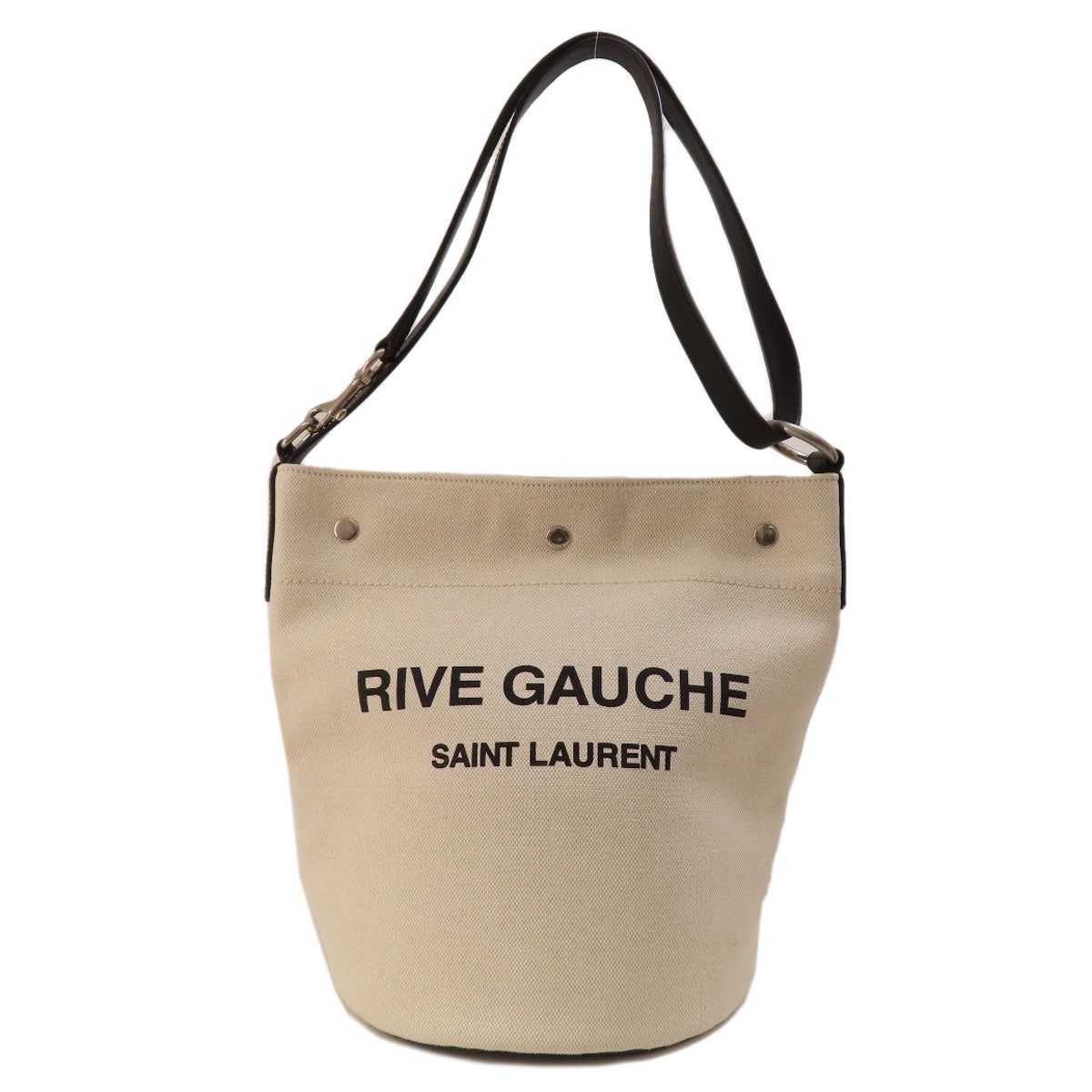 SAINT LAURENT Bucket bag Handbag Canvas Ladies [Used]