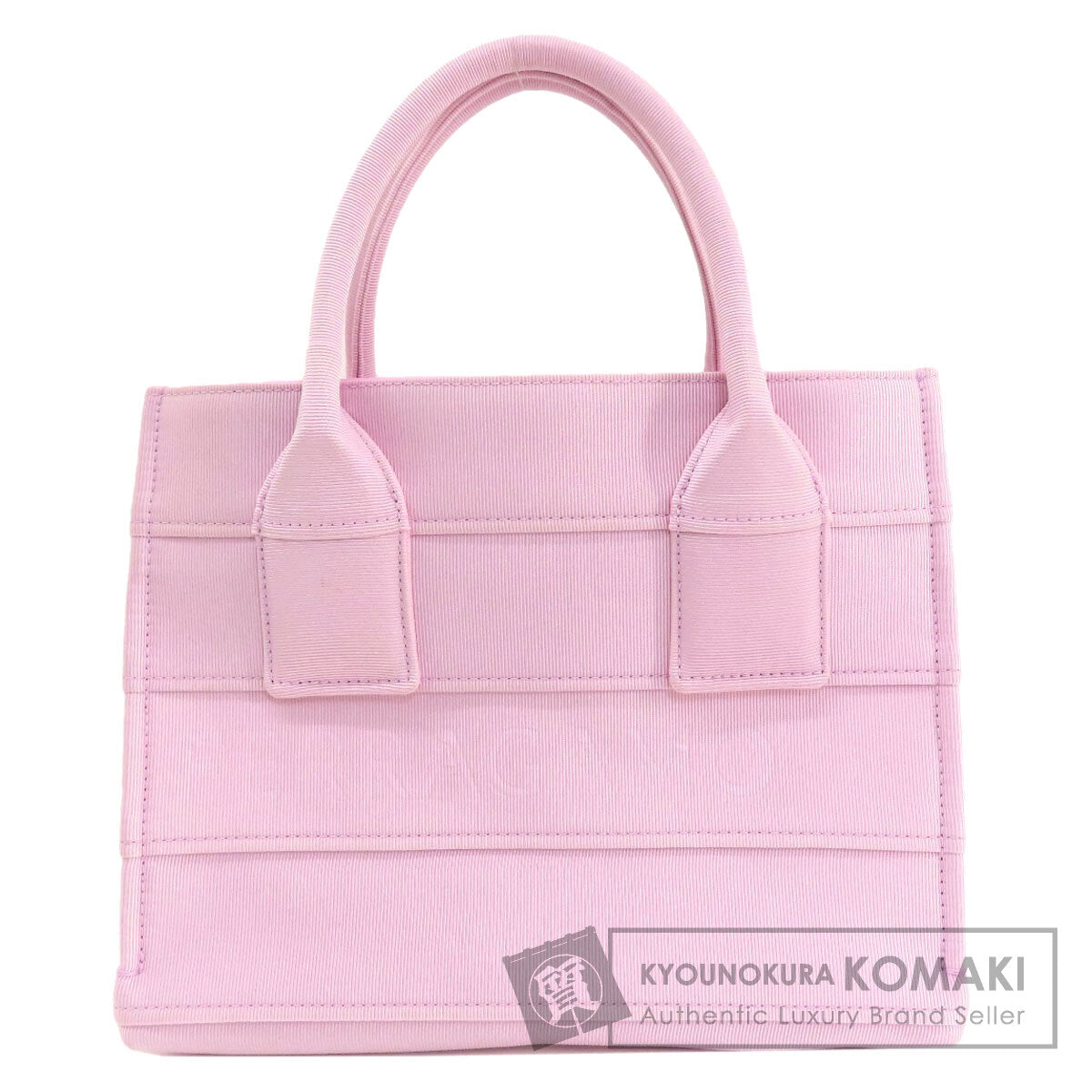 Salvatore Ferragamo logo Handbag Canvas Ladies [Used]