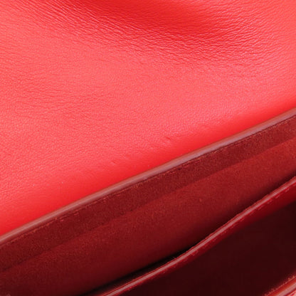 GIVENCHY logo Shoulder Bag Leather Ladies [Used]