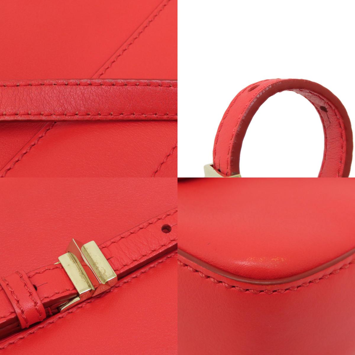 GIVENCHY logo Shoulder Bag Leather Ladies [Used]