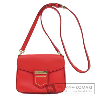 GIVENCHY logo Shoulder Bag Leather Ladies [Used]