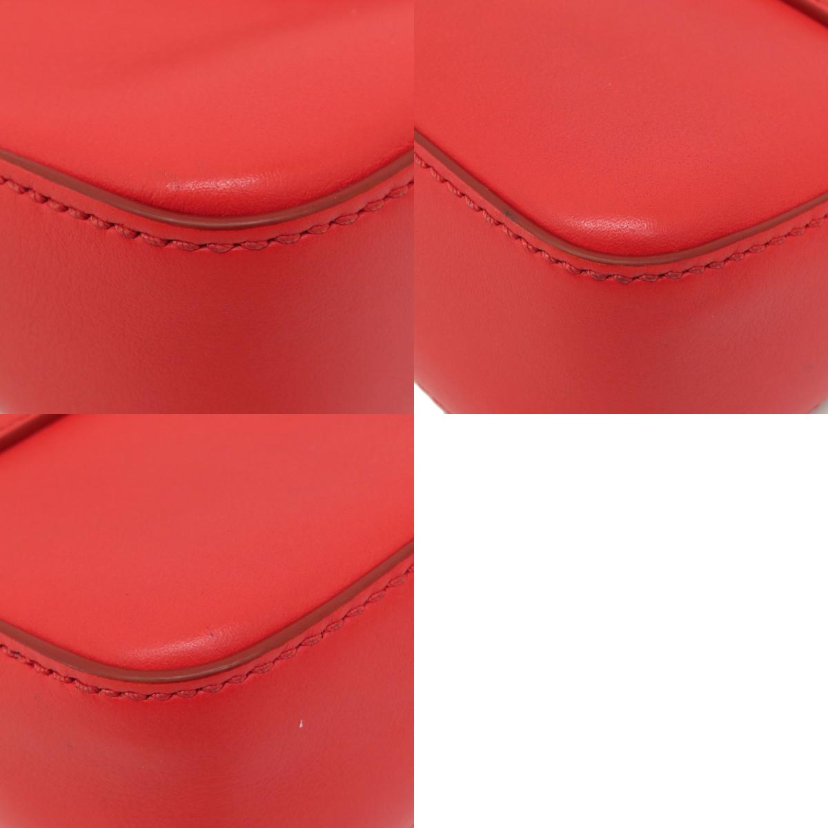 GIVENCHY logo Shoulder Bag Leather Ladies [Used]