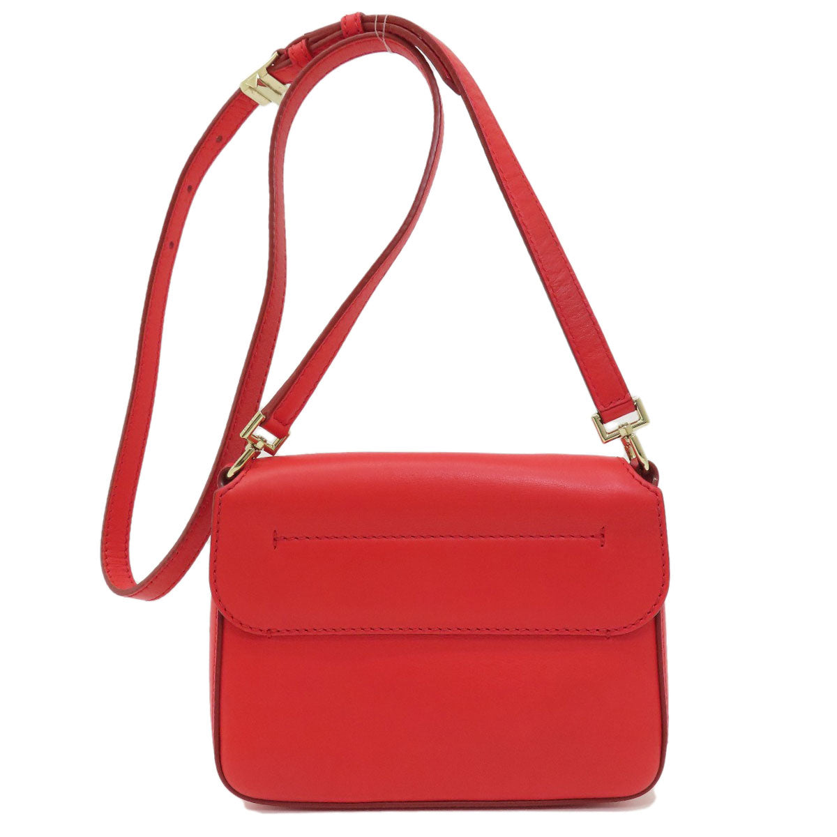 GIVENCHY logo Shoulder Bag Leather Ladies [Used]