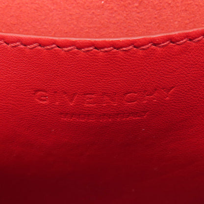 GIVENCHY logo Shoulder Bag Leather Ladies [Used]