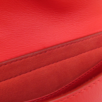 GIVENCHY logo Shoulder Bag Leather Ladies [Used]