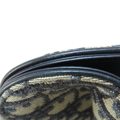 CHRISTIAN DIOR Saddle trotter pattern coin purse Canvas Ladies [Used]