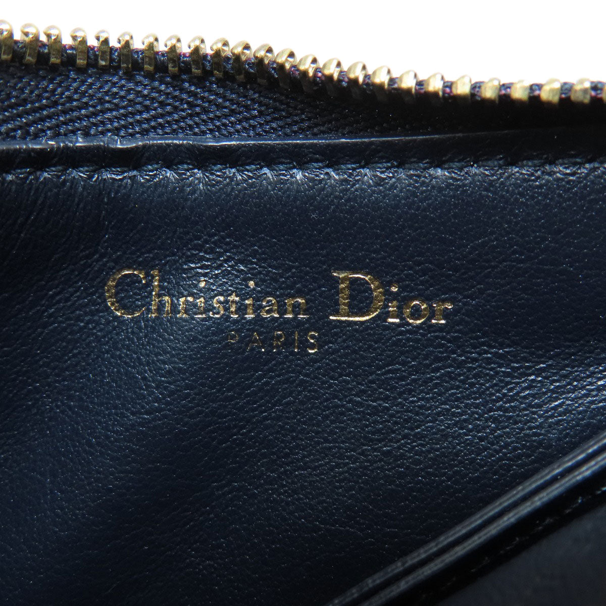 CHRISTIAN DIOR Saddle trotter pattern coin purse Canvas Ladies [Used]