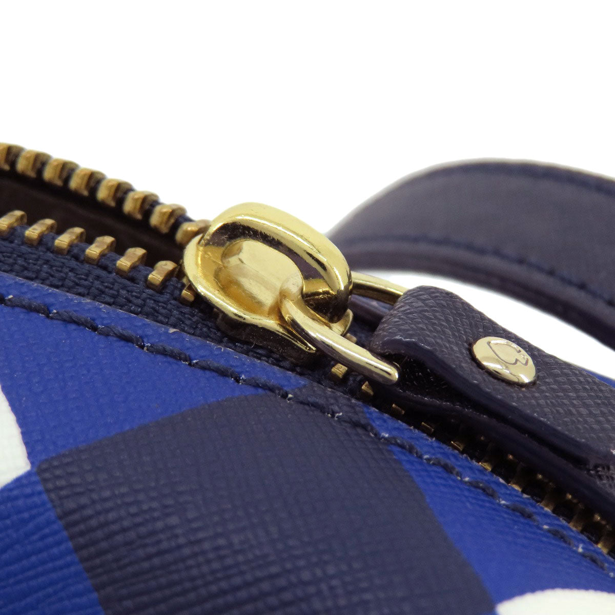 kate spade Checkpattern Shoulder Bag PVC Ladies [Used]