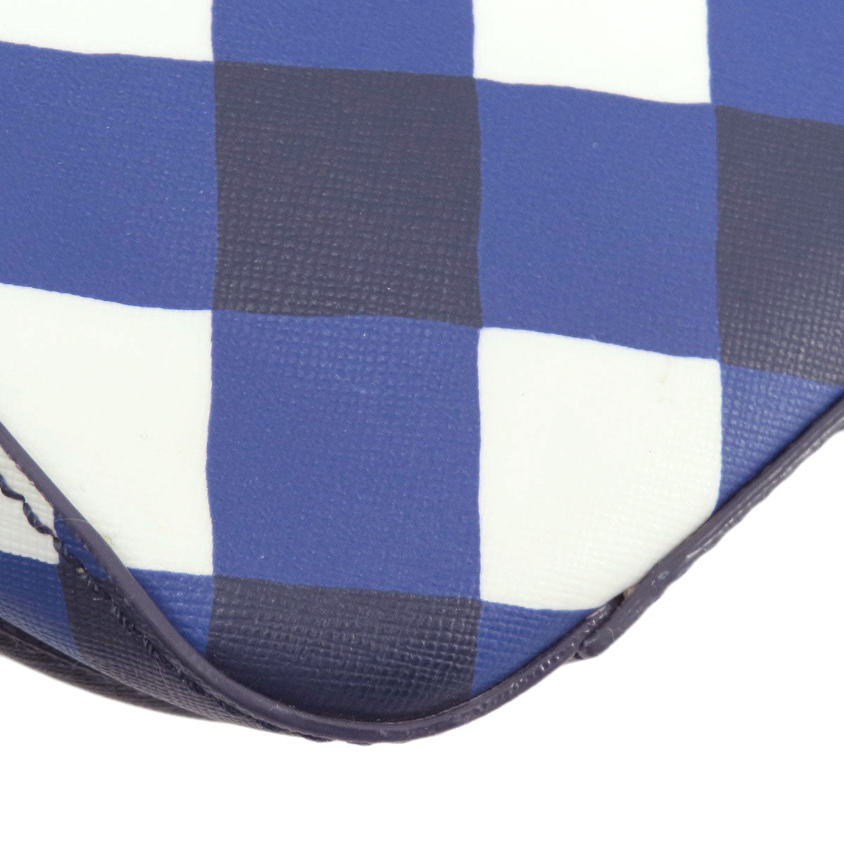 kate spade Checkpattern Shoulder Bag PVC Ladies [Used]