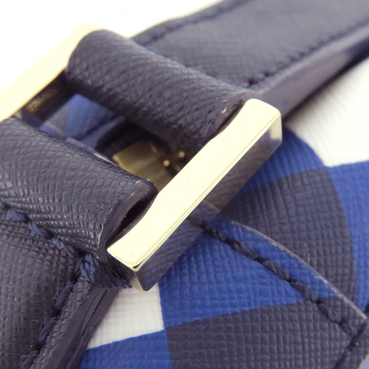 kate spade Checkpattern Shoulder Bag PVC Ladies [Used]