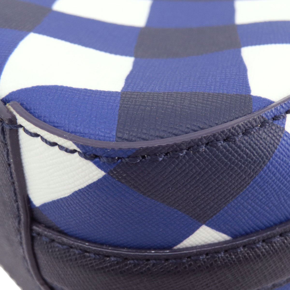 kate spade Checkpattern Shoulder Bag PVC Ladies [Used]