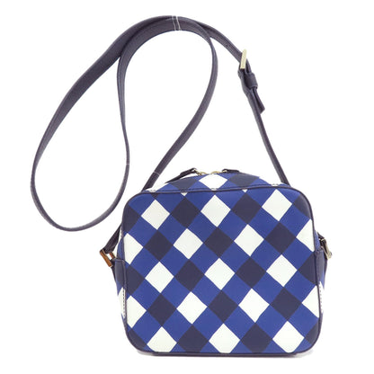 kate spade Checkpattern Shoulder Bag PVC Ladies [Used]