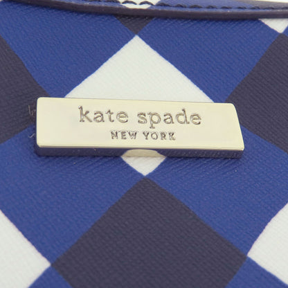 kate spade Checkpattern Shoulder Bag PVC Ladies [Used]