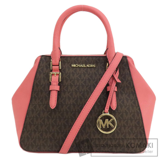 Michael Kors   Handbag MK Signature 2WAY Leather Coated CanvasLadies