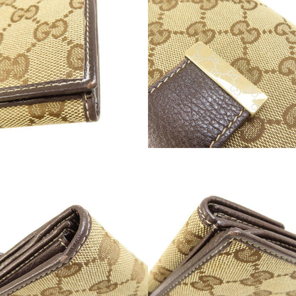 GUCCI 212089 GG Long wallet (with coin pocket) Canvas Ladies [Used]