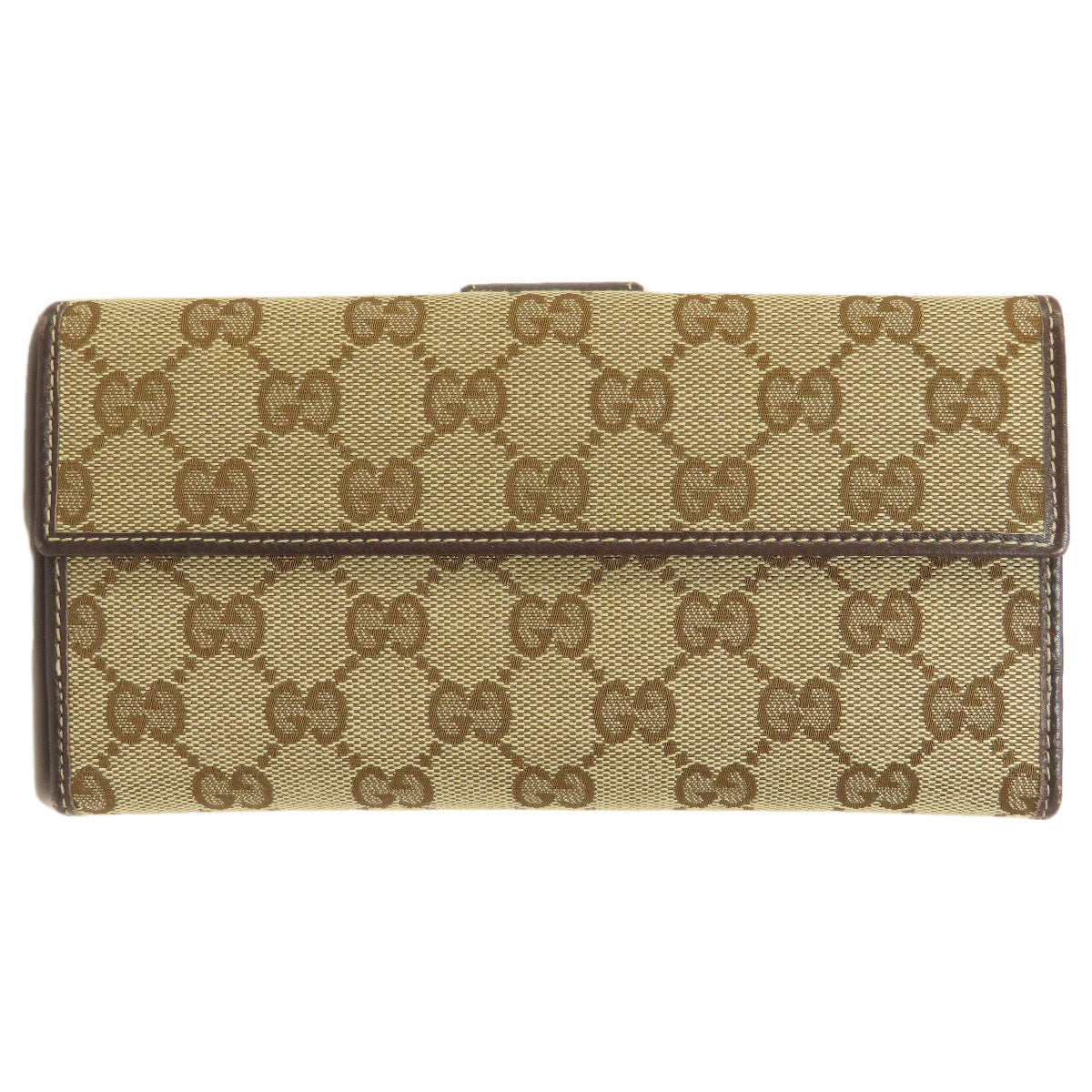 GUCCI 212089 GG Long wallet (with coin pocket) Canvas Ladies [Used]