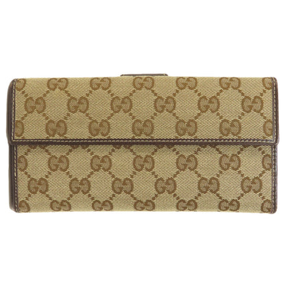 GUCCI 212089 GG Long wallet (with coin pocket) Canvas Ladies [Used]