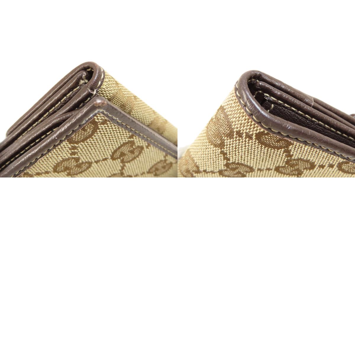 GUCCI 212089 GG Long wallet (with coin pocket) Canvas Ladies [Used]