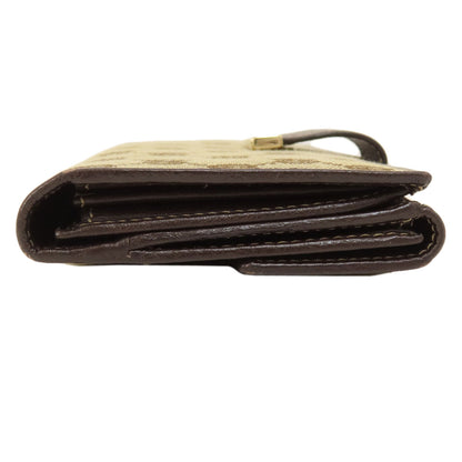 GUCCI 212089 GG Long wallet (with coin pocket) Canvas Ladies [Used]