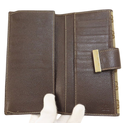 GUCCI 212089 GG Long wallet (with coin pocket) Canvas Ladies [Used]